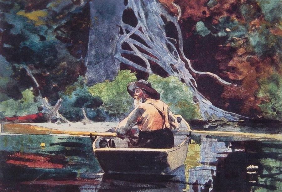 Winslow Homer The Red Canoe